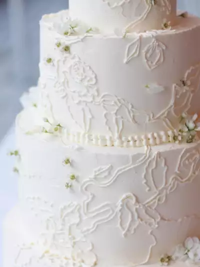 The best cafes in Toronto | Intricate piping on a cake at Coco's neighbourhood coffee shop