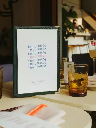 New restaurants Toronto | The menu at Simpl Things