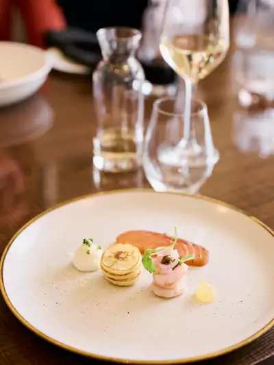 A fish dish at Trius Winery & Restaurant in Niagara