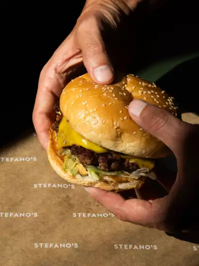 Best new restaurants Toronto | A smash burger at Stefano's Diner in Toronto