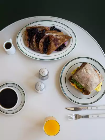 Best new restaurants Toronto | French toast, a sandwich and coffee at Stefano's Diner in Toronto