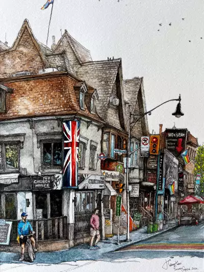 Toronto artists | Church Street by Henry Hao