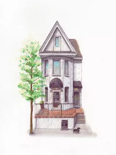 Toronto artists | Forget me not coffee by Jordan Di Lella