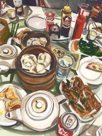 Toronto artists | Dim sum by Kelsea Chatburn
