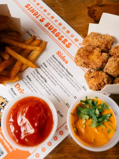 New restaurants Toronto | Butter Chicken Nuggets at Bindi's Burgers in Toronto