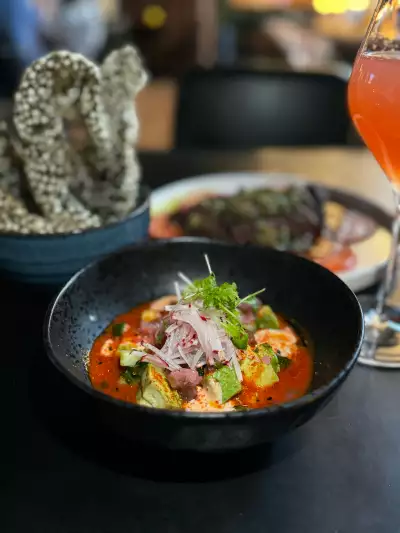 Tuna ceviche at Runway06