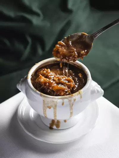 New restaurants Toronto | French onion soup at Convivium