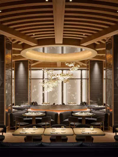Where to see celebrities during TIFF | The ornately decorated dining room at Nobu