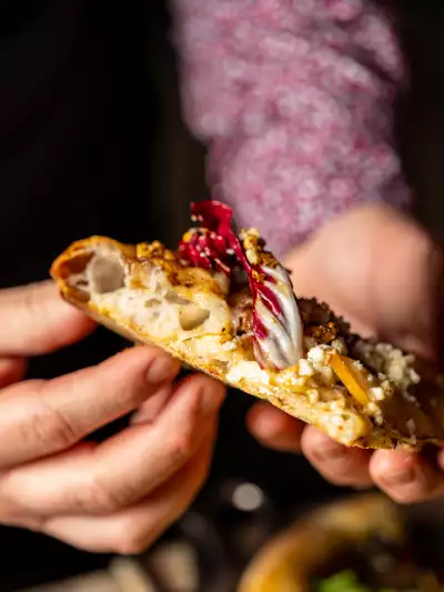 Best new Toronto restaurants | A slice of pizza at Notte Ristorante