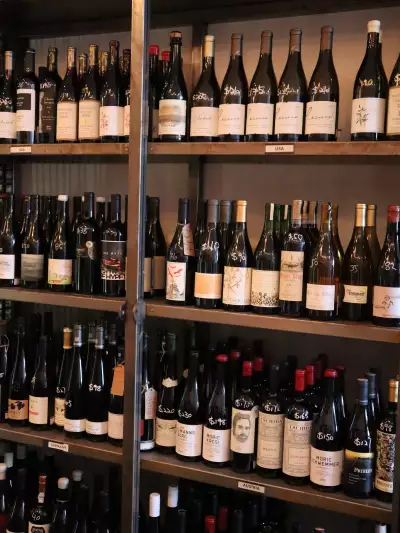 Romantic restaurants in Toronto | Shelves of wine at Neverland