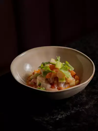 Ceviche at Lyla Toronto