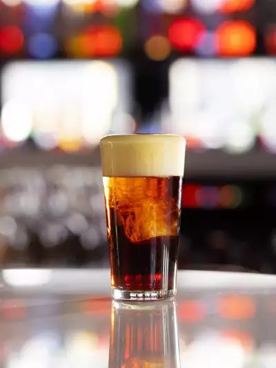 Cynar + Orange cocktail at Bar Allegro