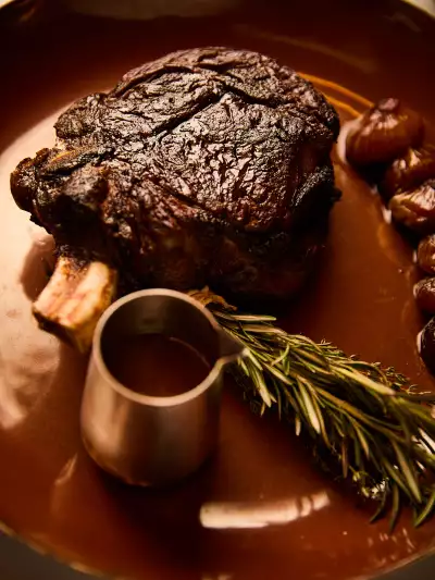 Best patios in Toronto | A meat dish at Riley's Fish & Steak