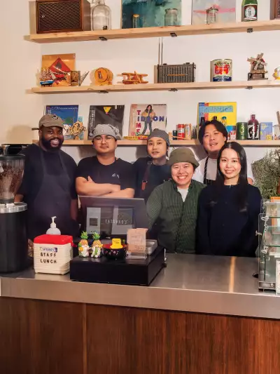 Fitzroy Facey, Sudan Raskoti, Oscar Lau, Maggie Wong, Charlie Fung and Natsuki Nakanishi make up the Tatsuro&rsquo;s team