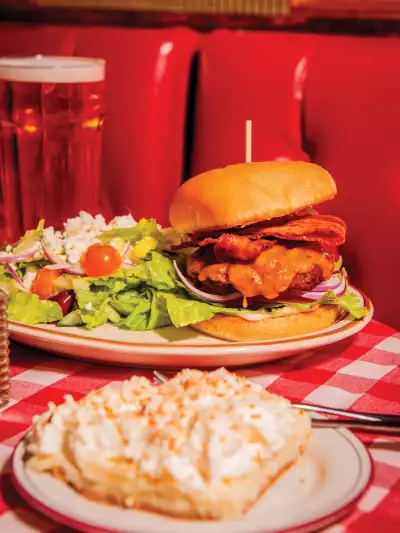 A sandwich at Skyline Restaurant
