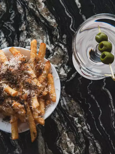 Where to watch the FIFA World Cup in Toronto | Truffel Parmesan Fries at the Park Hyatt