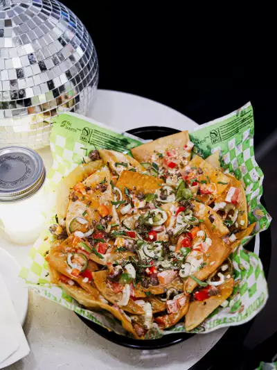 Nachos Three at The Dirty Laundry