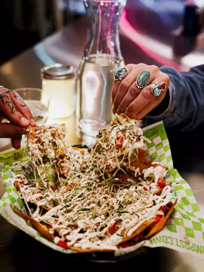 Nachos at The Dirty Laundry