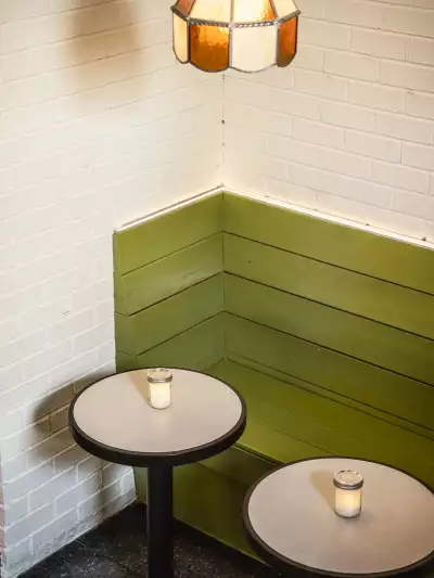 A cozy corner at The Dirty Laundry