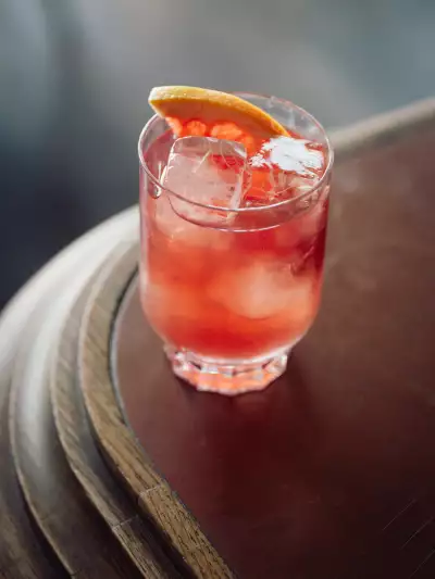 The best patios in Toronto | A cocktail on the rocks at Contrada on College Street