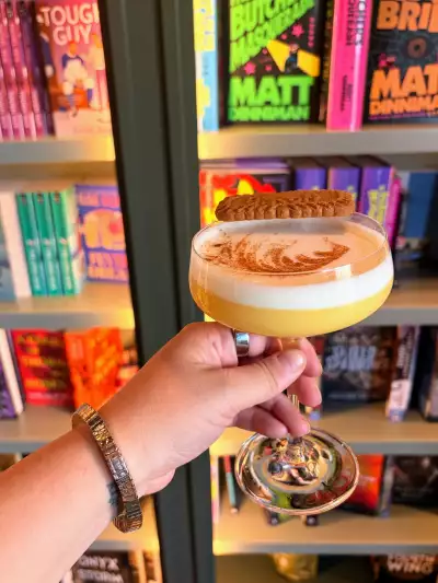Book Bar | Citron Flip Cocktail
