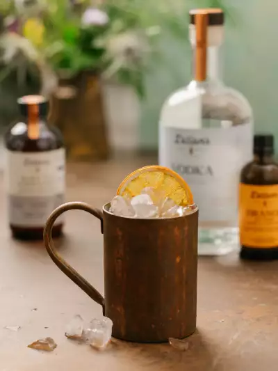 Fall drinks: Dillon's Black Tea & Bergamot Mule cocktail