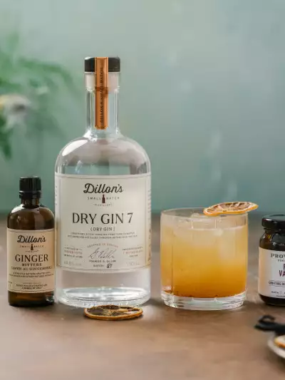 Fall drinks: Dillon's Fig & Vanilla Gin Fizz cocktail