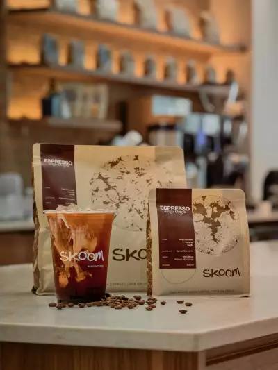 Best caf&eacute;s and coffee shops in Toronto | Bags of coffee at Skoom Coffee