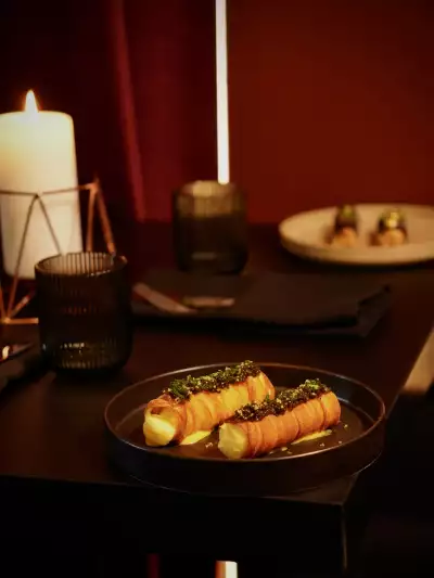 Caviar cannoli at Don't Tell