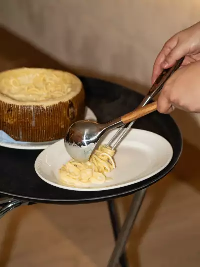 oretta pasta served tableside