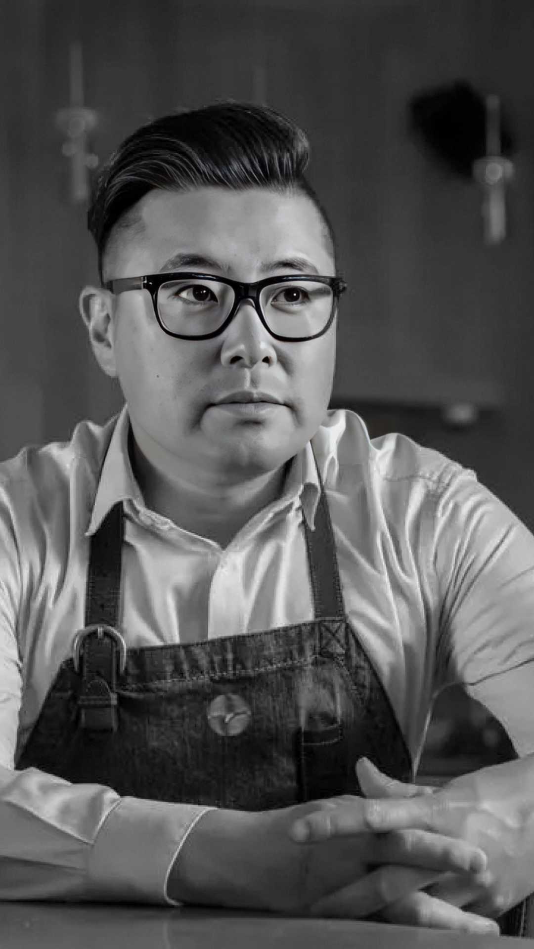 A portrait of chef Antonio Park