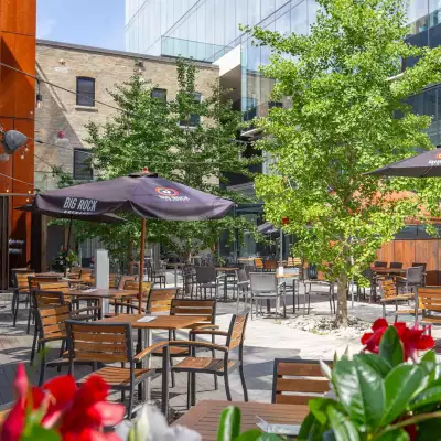 The best happy hours in Toronto | Liberty Commons patio