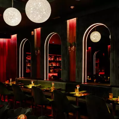 The dining room at Kissa on King West