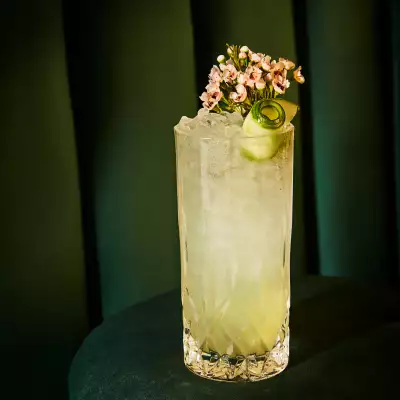 Best cocktail bars in Toronto | Champagne & Absinthe cocktail at Prequel and Co. Apothecary