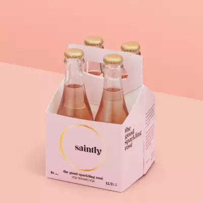 Foodie gift ideas | Saintly The Good Sparkling Ros&eacute; VQA