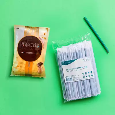 Instant boba and straws at Maeli Market Taiwanese grocery with delivery and takeout in Toronto