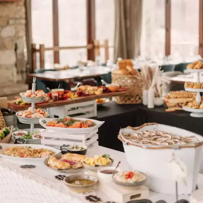 A brunch spread at Cambridge Mill