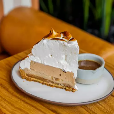 Bridgette Bar, Toronto | Banana pie at Bridgette Bar in The Well