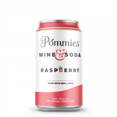 Pommies Wine & Soda Raspberry