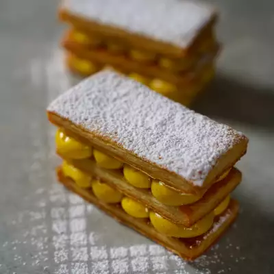 A dessert made with butter