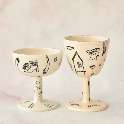 Christmas gift ideas for foodies | DA CERAMICS Ceramic Wine Glasses