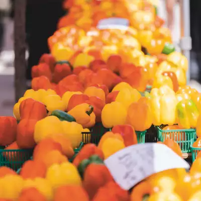 Vegetables at the Saturday Farmers&rsquo; Market at St. Lawrence Market North