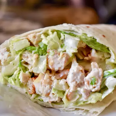 Chicken caesar wrap