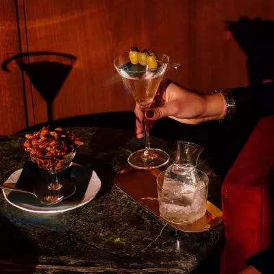Martinis at Mercer Lounge