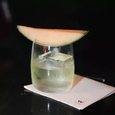 Green Samurai cocktail at Toki Listening Lounge
