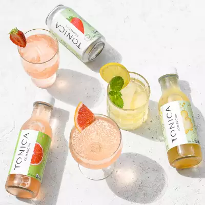 Summer drinks | Tonica Kombucha grapefruit and ginger