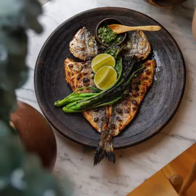 A fish dish at Quetzal
