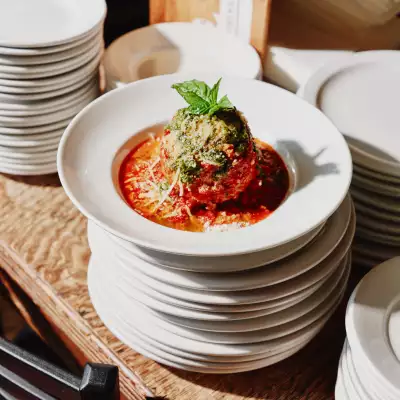 The Giant Meatball at Gio Rana&rsquo;s Really Really Nice Restaurant (a.k.a., &ldquo;The Nose&rdquo;)