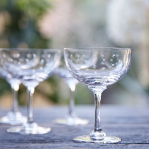 Gift guide | Crystal Champagne Saucers Gift guide | Crystal Champagne Saucers