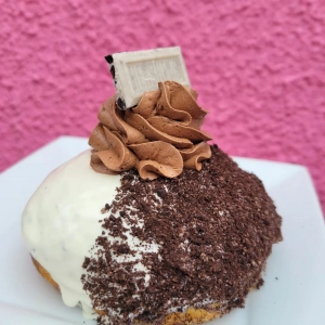 Best doughnuts in Toronto | Hershey's cookies and cream doughnut from Unholy Donuts